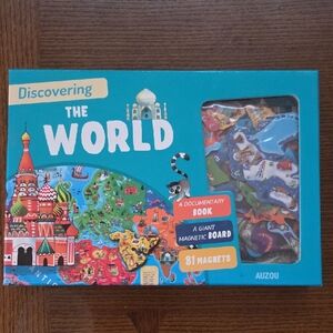 Discovering the World Magnetic Board - Blue